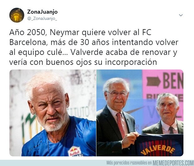 1081332 - Año 2050, Neymar quiere volver al FC Barcelona