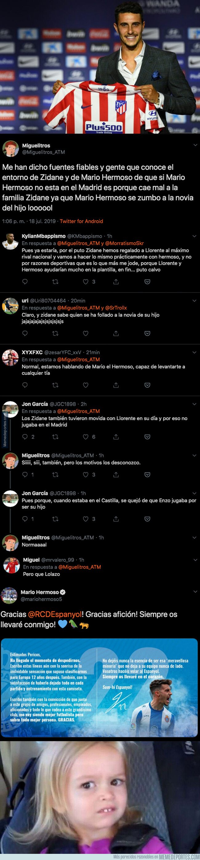 1081423 - Todo el mundo está alucinando el motivo por el que Mario Hermoso no está en el Real Madrid y ha fichado por el Atleti