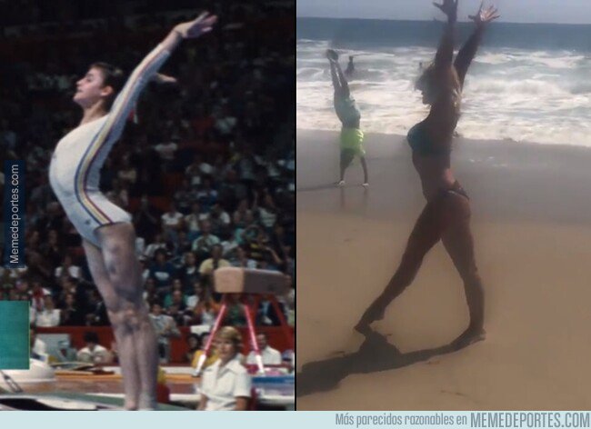 1081438 - Hace 43 años, Nadia Comaneci alcanzó la perfección. Ahora con 57 años muestra que aún lo conserva