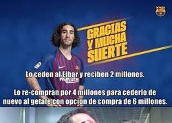 Enlace a El Barcelona es tan raro que son ellos los que pagan cuando alguien les ficha un jugador