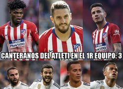 Enlace a El curioso reparto de canteranos entre Madrid y Atlético