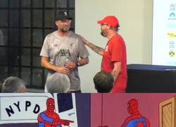 Enlace a Klopp se ha encontrado con su doble