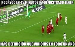 Enlace a Menudo golazo de falta de Rodrygo frente al Bayern
