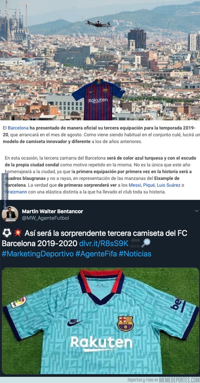 1081813 - El Barça sorprende y así será su novedosa tercera equipación