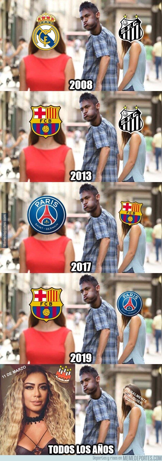 1081856 - Descripción cronológica de todos los amores de Neymar
