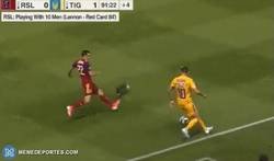 Enlace a En la liga mexicana Gignac tuvo que regatear a un gato, pero lo hizo muy dignamente