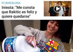 Enlace a Iniesta no daba estos disgustos a los culés desde el día que dijo que se iba