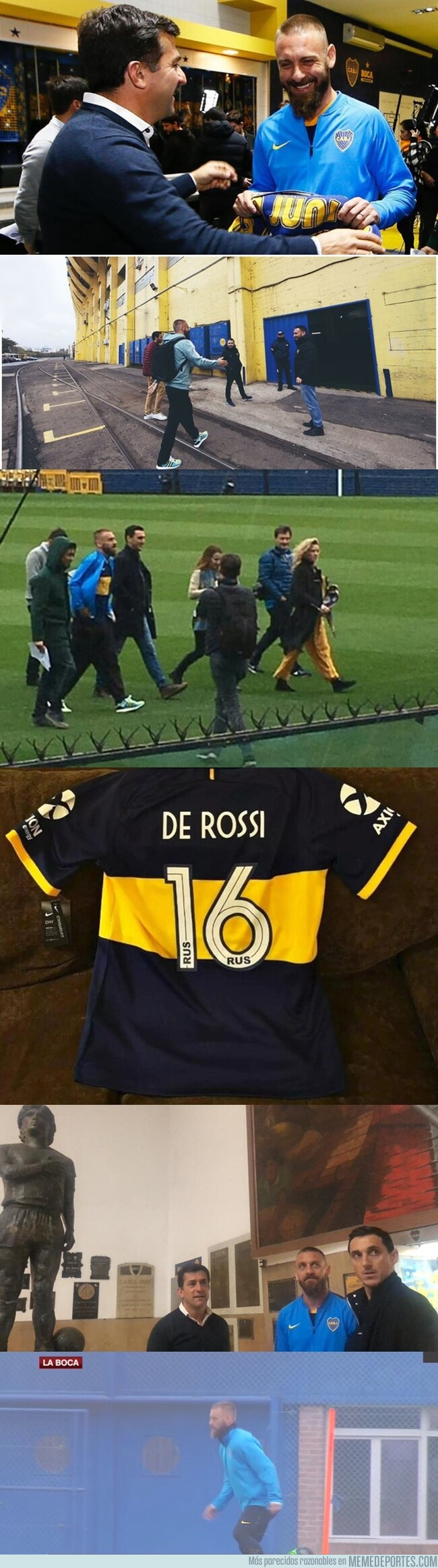 1082037 - De Rossi ya está en Boca. Empezó su etapa en Sudamérica