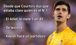 Enlace a Courtois ha llamado al mal karma