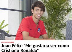 Enlace a La frase de Joao Felix que no gustará nada de nada a los colchoneros
