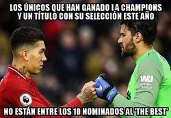 Enlace a La lista del 'The Best' es cuanto menos discutible