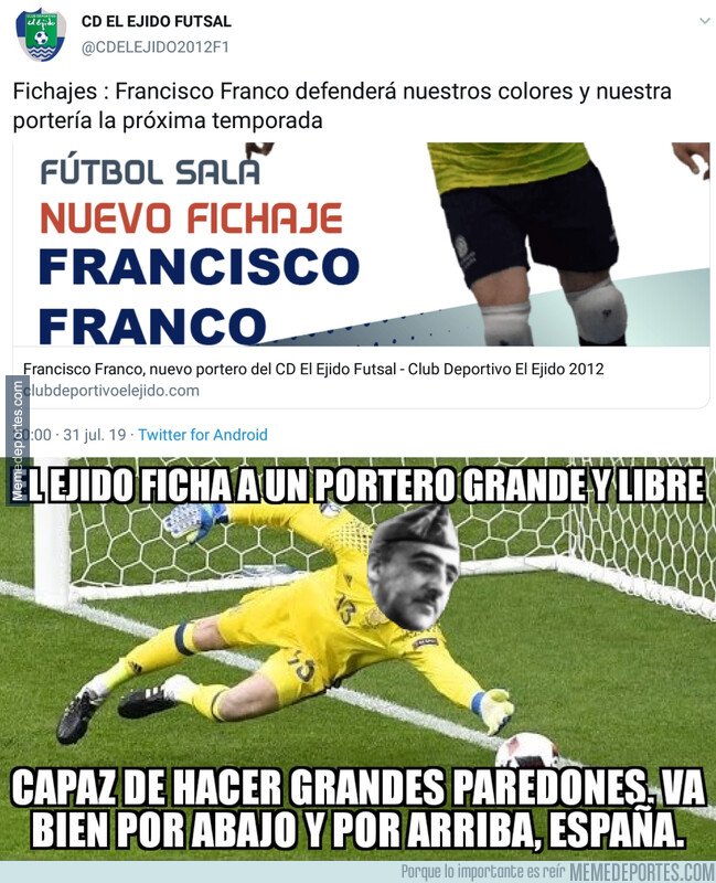 1082594 - Francisco Franco, nuevo portero de El Ejido Futsal