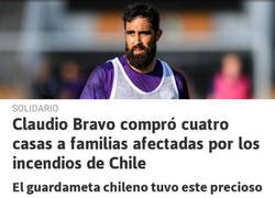 Enlace a Claudio Bravo tiene uno de los corazones más grandes del mundo del fútbol