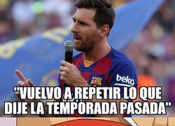 Enlace a Messi corrió el riesgo de volver a quedar retratado