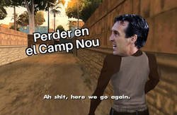 Enlace a 12 visitas al Camp Nou, 12 derrotas para Unai Emery