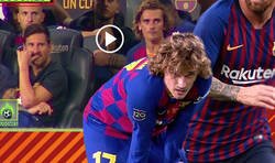 Enlace a La imagen que desvela todas las dudas y apenas ha salido en los medios: el saludo de Messi a Griezmann al sentarse en el banquillo