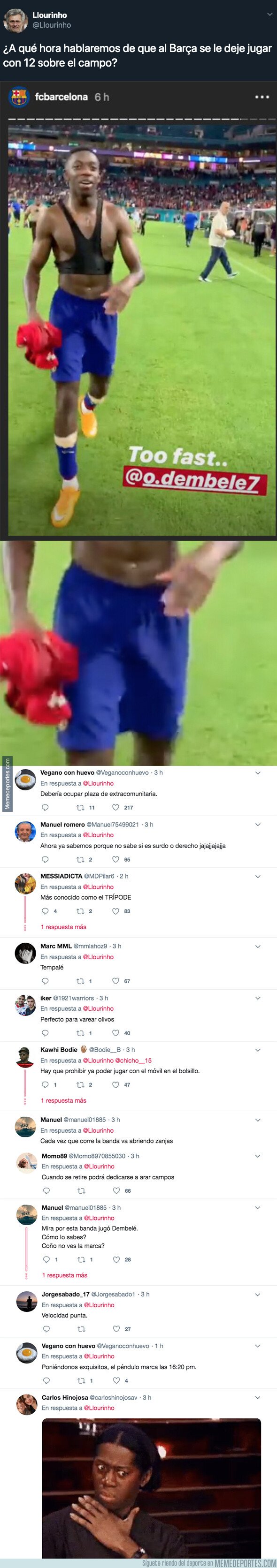1083005 - El tamaño de la entrepierna de Dembelé que está dejando a todo el mundo con los ojos abiertos alucinando completamente