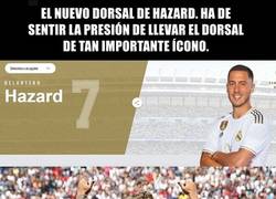 Enlace a Eden Hazard usará el dorsal 7