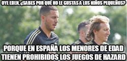Enlace a Eden Hazard ya se está acostumbrando un poco a España
