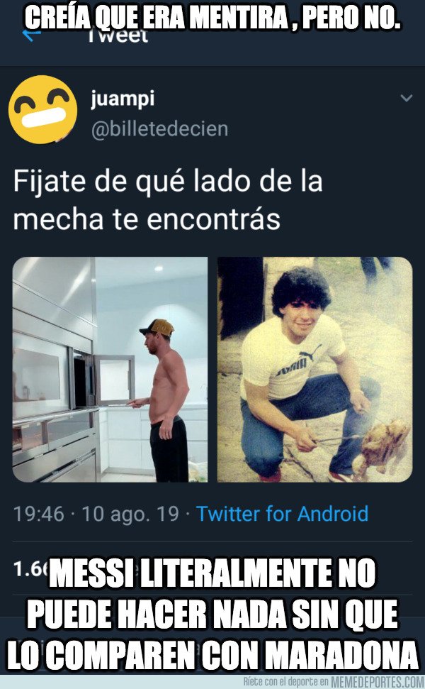 1083257 - No puede hacerse ni la carne tranquilo