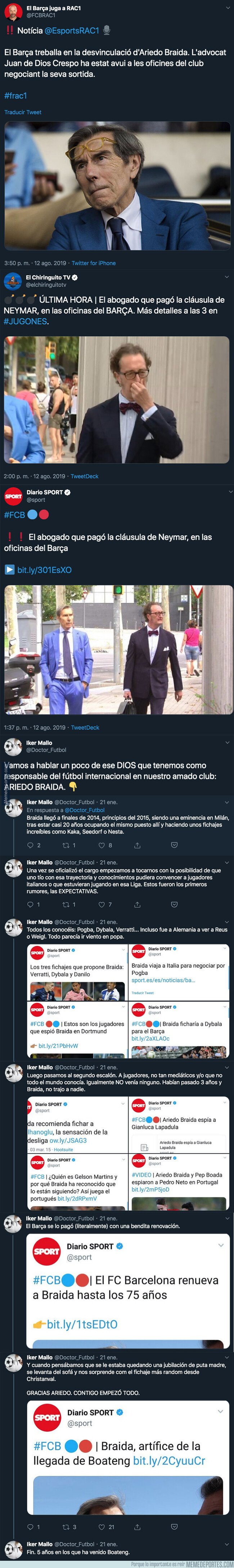 1083299 - Lío monumental en Can Barça por la visita de estas dos personas. La historia de quienes son aquí