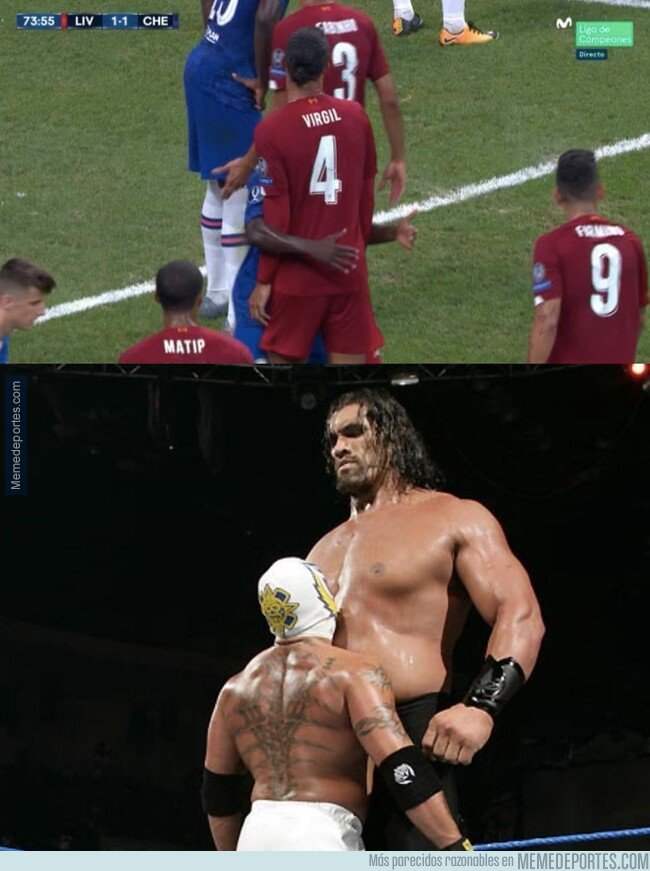 1083469 - Van Dijk y Kante en los corners