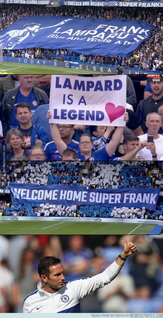 1083719 - El espectacular recibimiento de Lampard al Stamford Bridge.