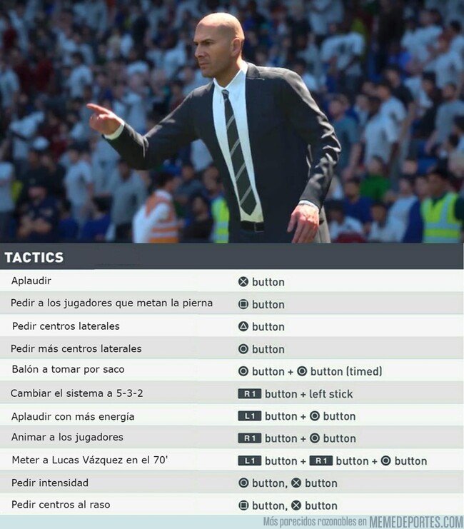 1084477 - Como controlar a Zidane en el nuevo FIFA