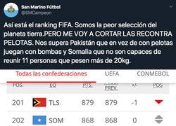 Enlace a La indignación de San Marino por estar en este puesto del Ranking FIFA con estas otras selecciones