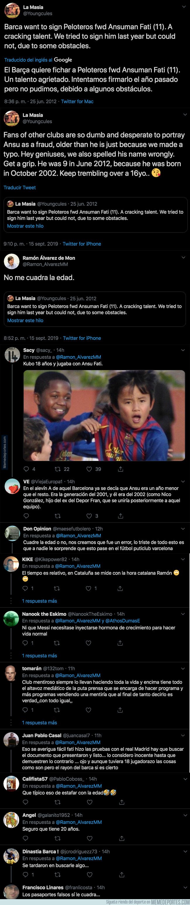 1085924 - Tremendo lío: Se sospecha que Ansu Fati tenga la edad que se dice tener por este detalle muy sospechoso