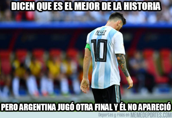 1085942 - Si tan bueno es Messi ¿por qué no apareció contra España?