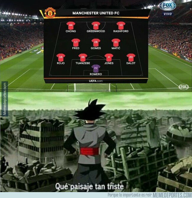 1086247 - Cuando ves la alineación del United en Europa League y te preguntas qué pasó