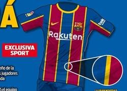 Enlace a Si le hacemos Zoom a la 'nueva' camiseta del Barça
