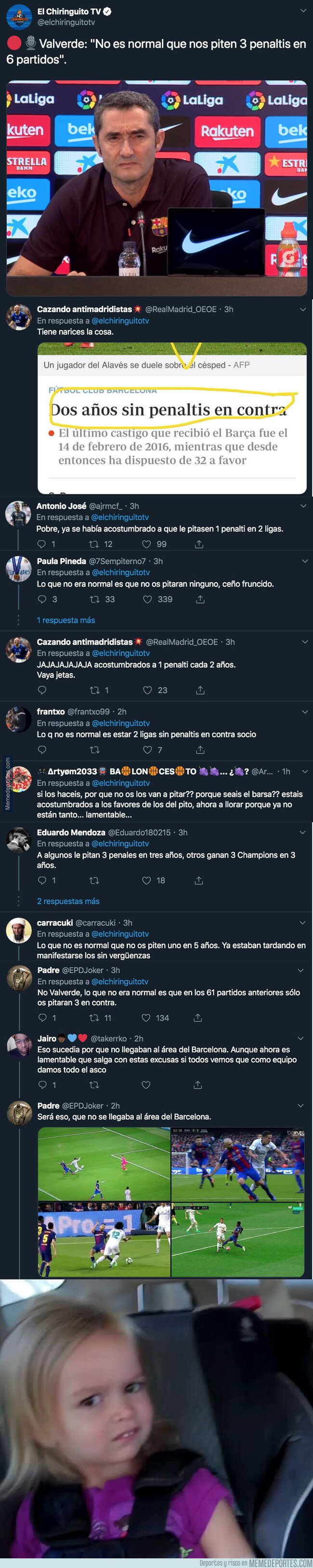 1086576 - Gran polémica por la frase que ha soltado Valverde y por la que todos los aficionados de rivales están cachondeándose de él