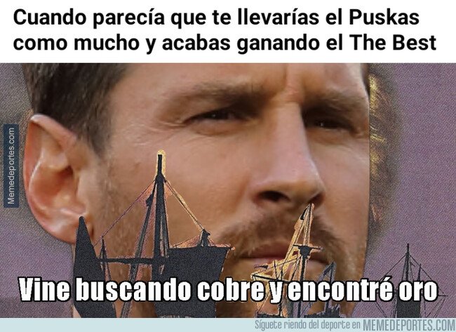 1086627 - Messi salió galardonado por sorpresa