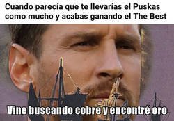 Enlace a Messi salió galardonado por sorpresa