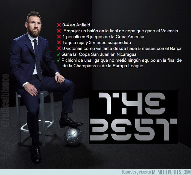 1086639 - El The Best y datos que hay que dar. Es raro que se lo dieran a él, la verdad