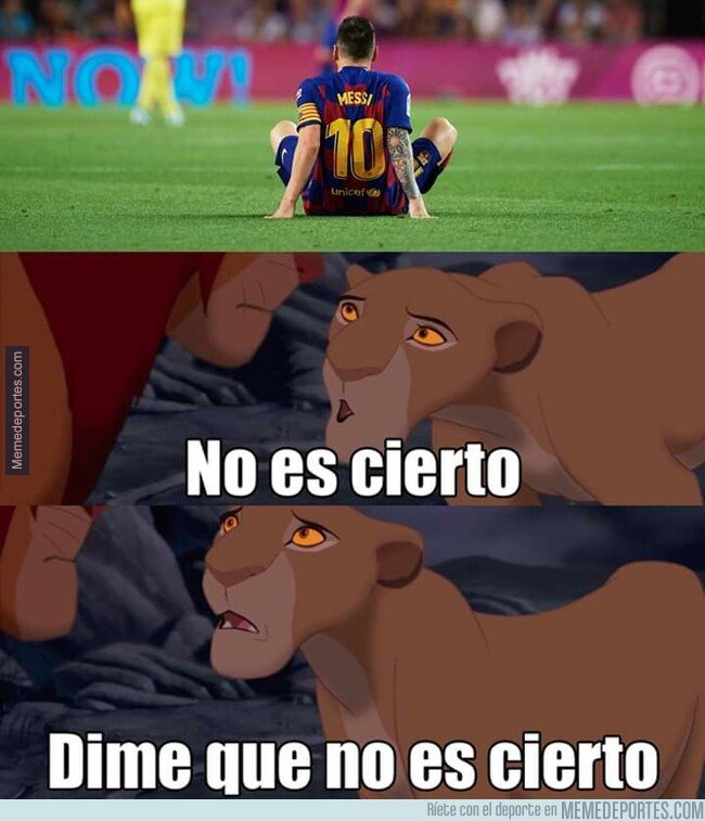 1086735 - Los culés viendo la nueva lesión de Messi