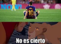 Enlace a Los culés viendo la nueva lesión de Messi