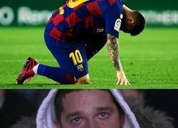 Enlace a Cuando ves que Messi no se ha podido recuperar
