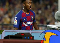 Enlace a Ansu Fati está sorprendiendo a todos