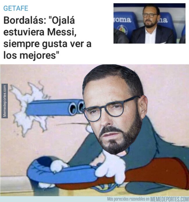 1086985 - Bordalás prefiere tener a Messi enfrente
