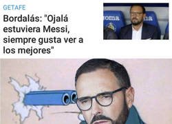 Enlace a Bordalás prefiere tener a Messi enfrente