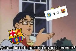 Enlace a El Barça consigue su primera victoria como visitante