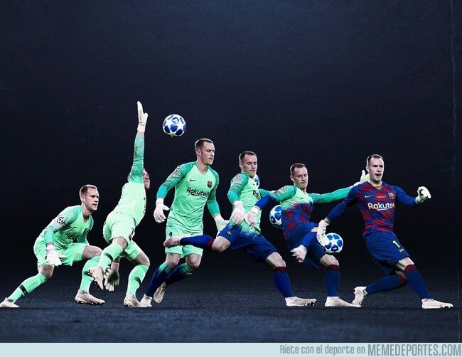 1087104 - La espectacular edición que mejor define la asisntecia de Ter Stegen