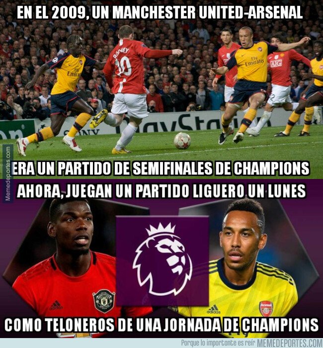 1087136 - Menudo bajonazo de Arsenal y United en 10 años