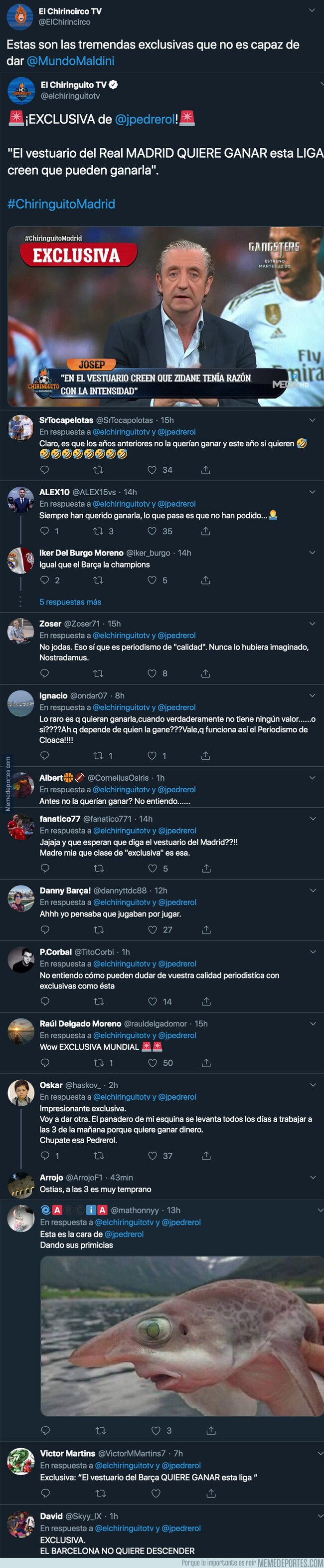 1087161 - Todo el mundo se está riendo de Pedrerol por la exclusiva que ha dado sobre el Real Madrid