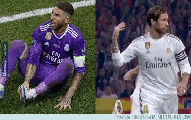 1087192 - Que grande Ramos, le duele el zapato
