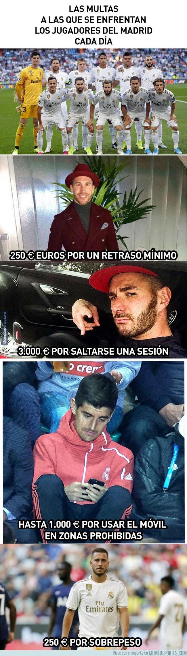 1087508 - Los jugadores del Real Madrid y sus multas