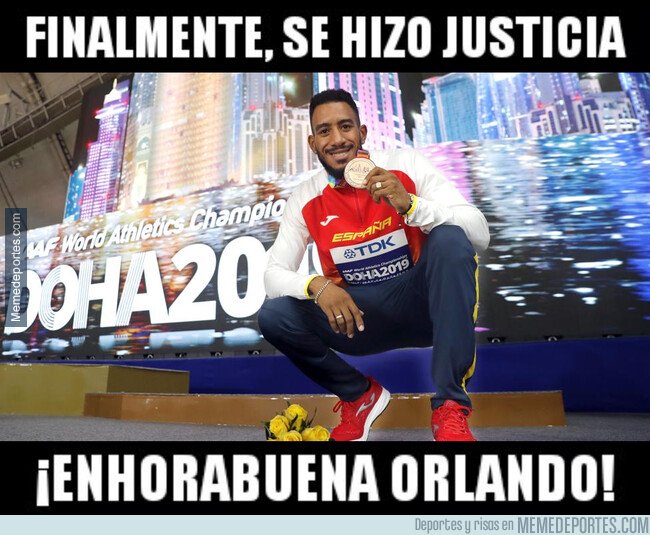 1087550 - Merecidísimo bronce para Orlando Ortega